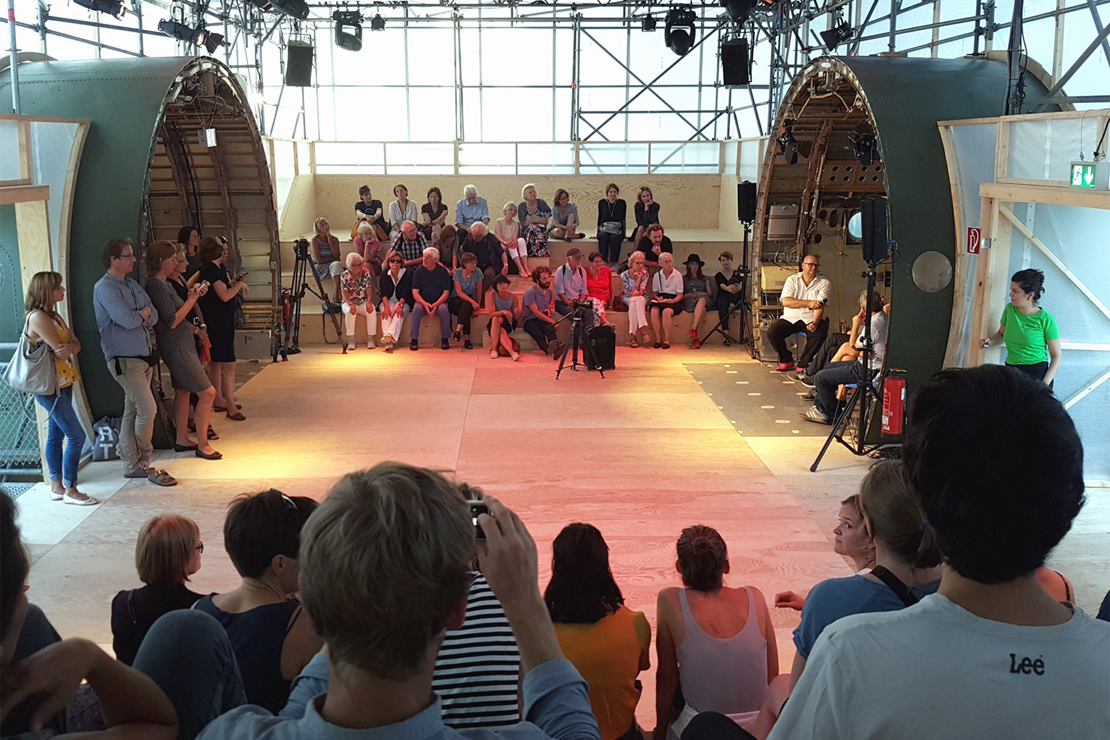 Raumlabor, Plastische democratie / third space, Düsseldorf, Duitsland, 2021