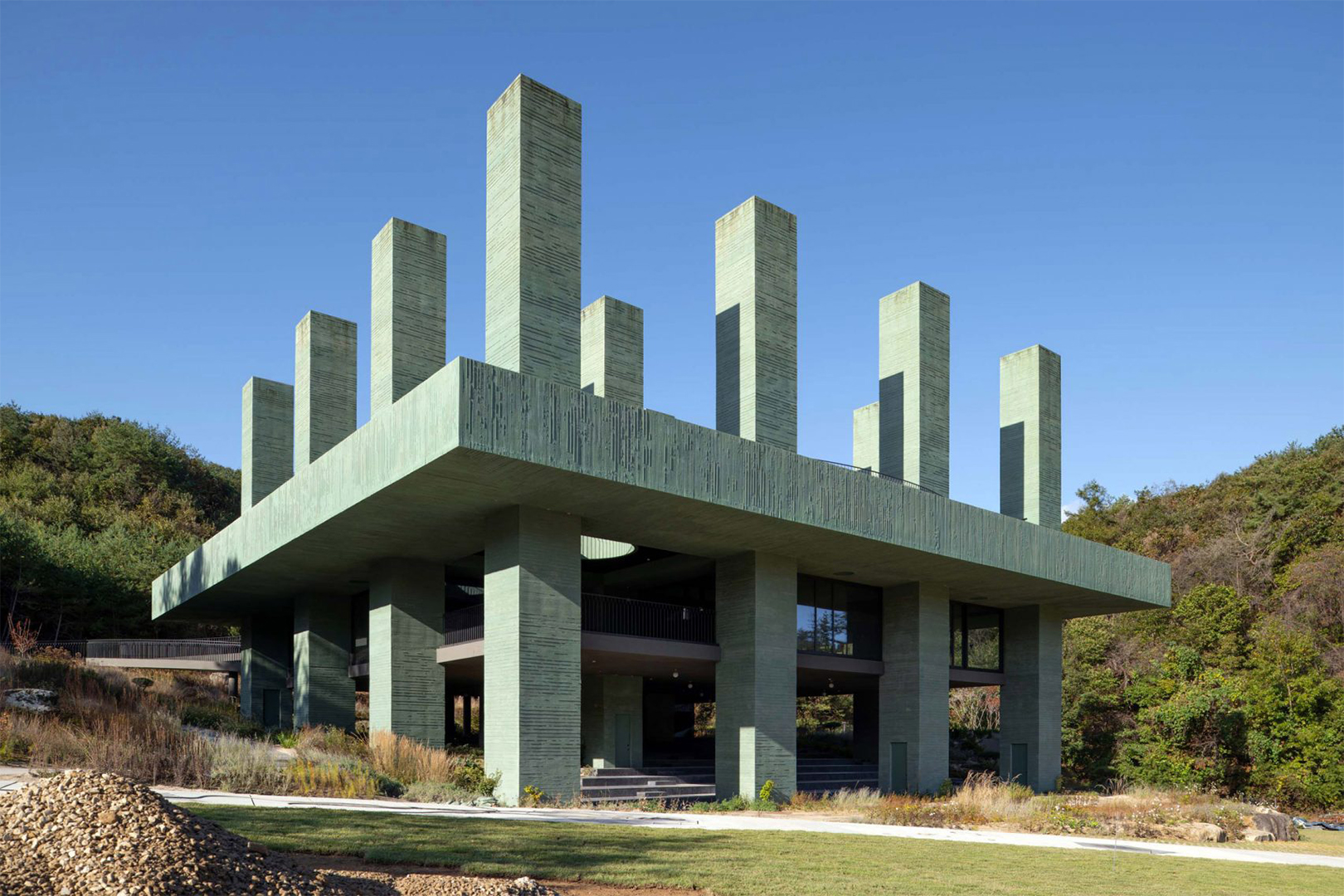 Pezo von Ellrichshausen, REST restaurant, Les Jardins de Médongaule, Gyeonggi-do, South Korea, 2025