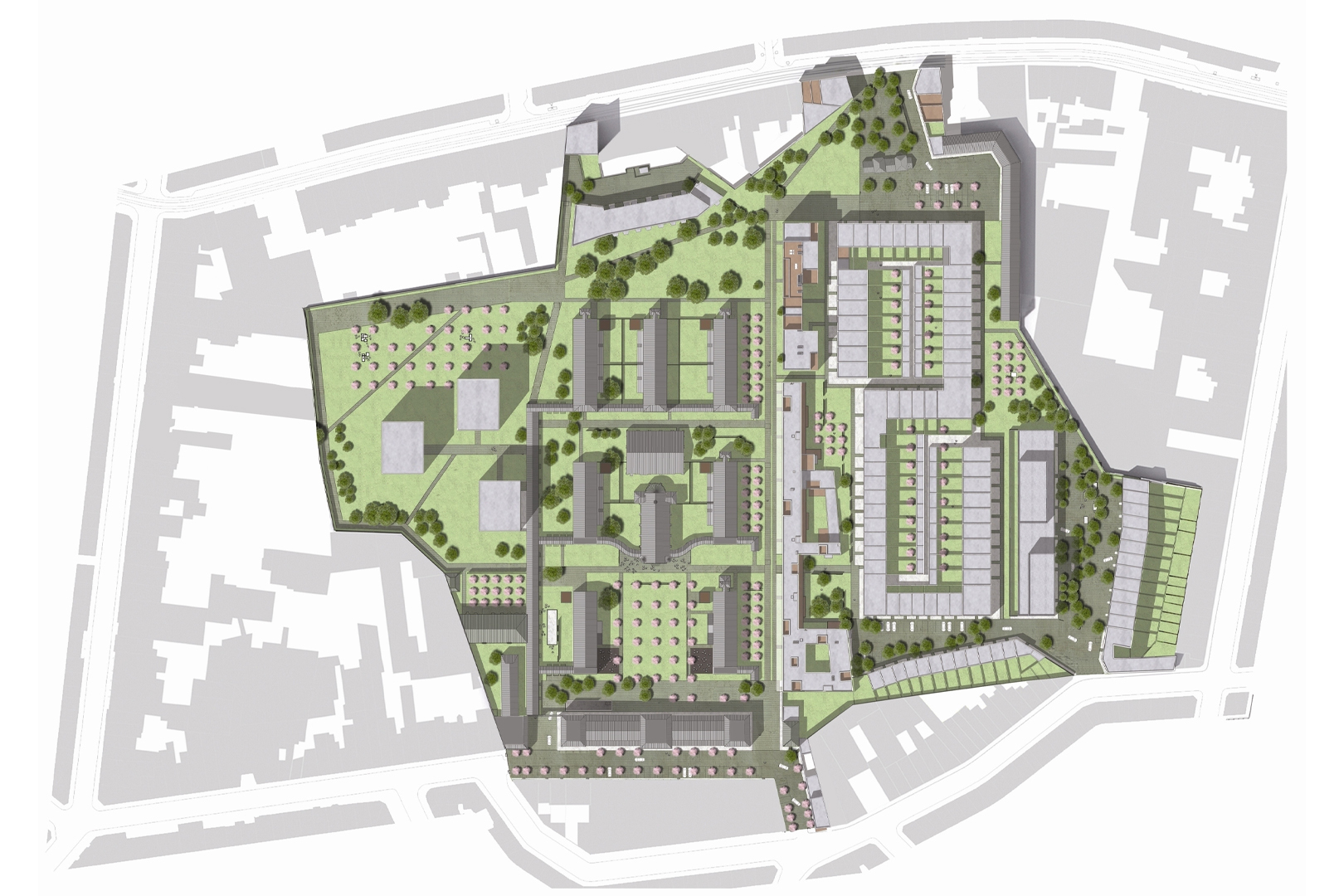 Masterplan Groenkwartier Antwerpen. Foto: AG Vespa
