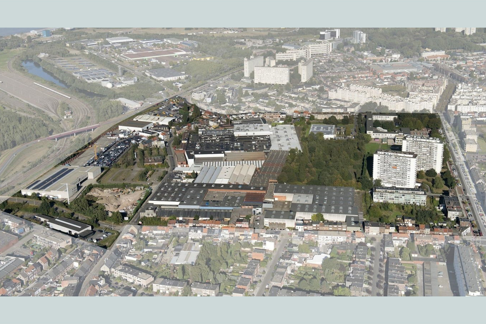 Luchtfoto Lagewegterrein. Foto: AG Vespa